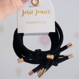 Hair Tie Essentials | Bess Black 5pc