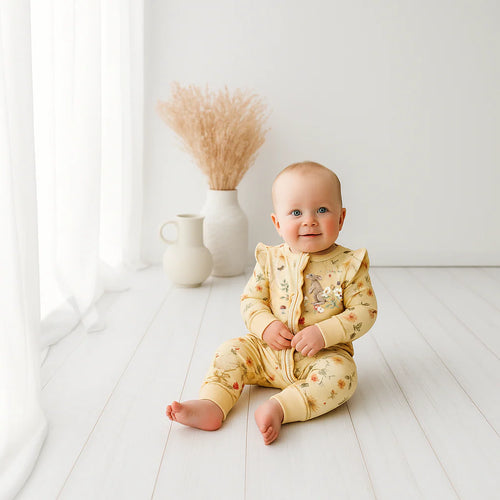In the Meadow - Bamboo Zipsuit
