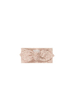 Load image into Gallery viewer, Organic Cotton Headband - Rosalie Field Rose Dust