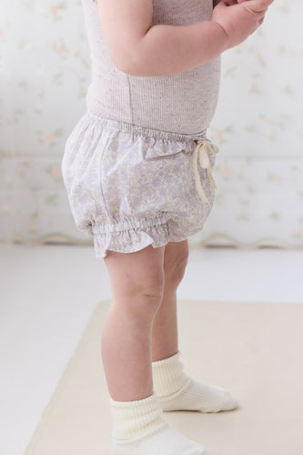 Organic Cotton Frill Bloomer | Chloe Lavender