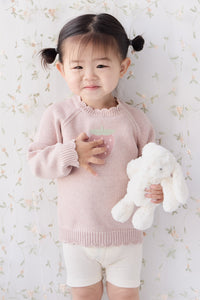 Audrey Knitted Jumper - Strawberry