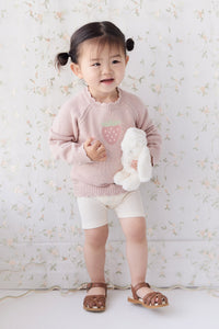 Audrey Knitted Jumper - Strawberry