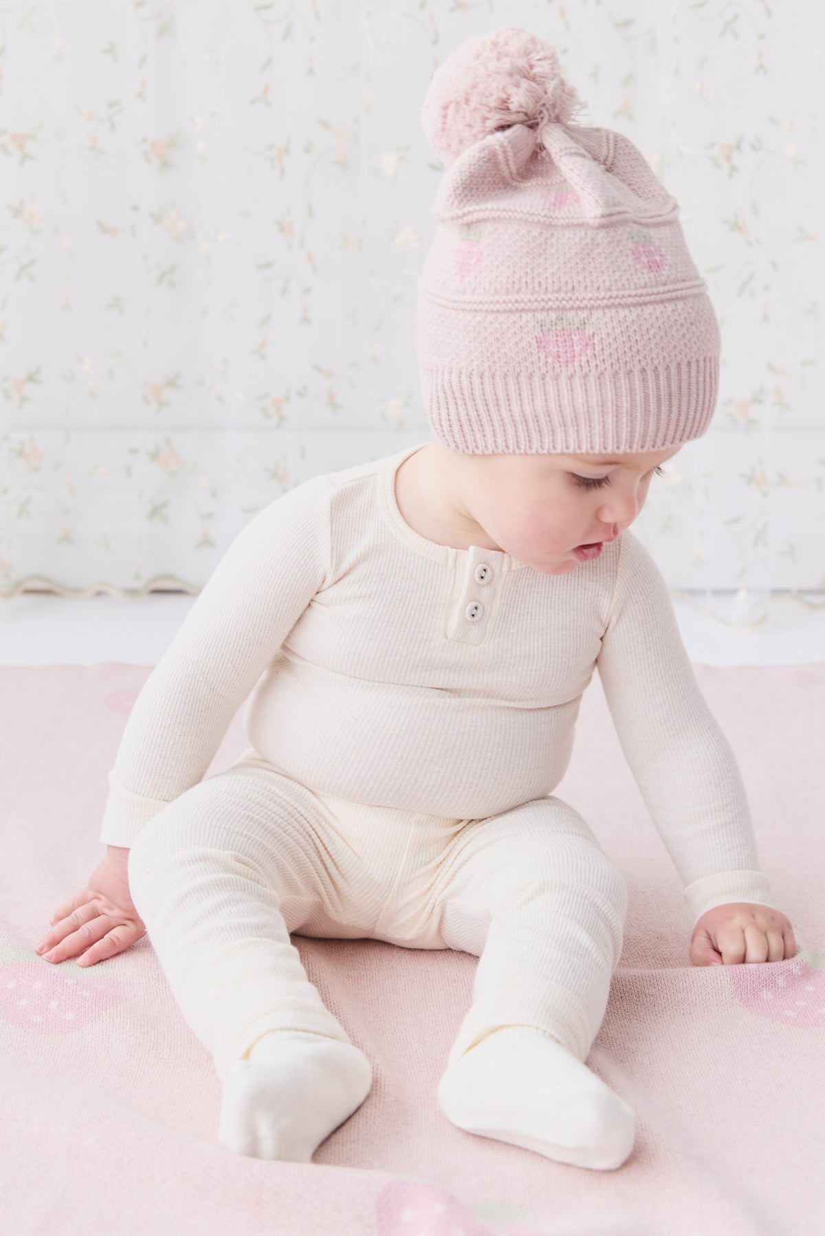 Juliette Beanie - Strawberry