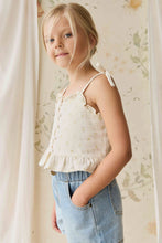 Load image into Gallery viewer, Organic Cotton Muslin Mirabel Top - Vintage Ditsy