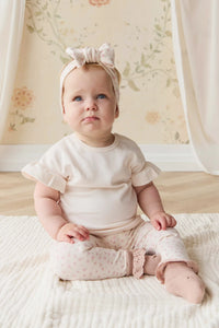 Pima Cotton Antoinette Top - Blushed Rose