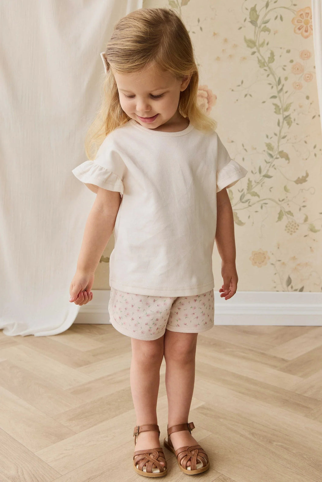 Pima Cotton Antoinette Top - Blushed Rose
