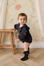 Load image into Gallery viewer, PRE ORDER Organic Cotton Malia Playsuit - Bianca Noir