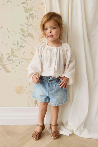 Kora Short | Antique Blue