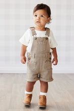 Load image into Gallery viewer, Chase Twill Overall | Oak SIZE 6-12M, 1YR, 4YR and 5YR