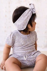 Organic Cotton Frill Bloomer | April Lilac