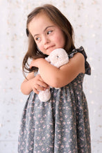 Load image into Gallery viewer, Organic Cotton Sienna Dress | Rosalie Floral Lava SIZE 6-12M and 5YR