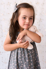 Load image into Gallery viewer, Organic Cotton Sienna Dress | Rosalie Floral Lava SIZE 6-12M and 5YR