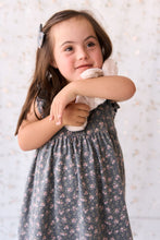 Load image into Gallery viewer, Organic Cotton Sienna Dress | Rosalie Floral Lava SIZE 6-12M and 5YR