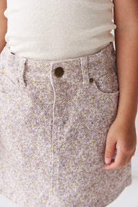 Alison Twill Skirt | Chloe Lilac