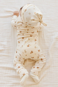 Organic Cotton Reese Zip Onepiece - Forest Friends