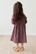 Load image into Gallery viewer, Organic Cotton Poppy Dress - Irina Fig SIZE 4YR and 7YR