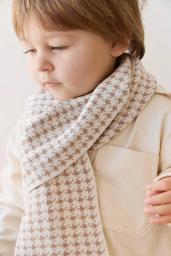 Houndstooth Scarf - Houndstooth Natural