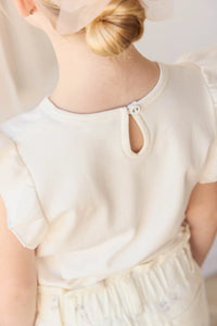 Pima Cotton Lila Top - Parchment