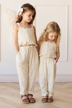 Load image into Gallery viewer, Organic Cotton Muslin Cordelia Pant - Pauline Chamomile