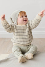 Load image into Gallery viewer, Leon Jumper - Harvest Stripe Moss/Cassava SIZE 6-12M, 2YR, 3YR and 4YR