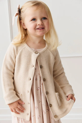 Aude Cardigan - Light Oatmeal Marle