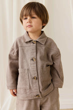Load image into Gallery viewer, Axel Jacket - Mini Pinstripe Cassava/Iroko