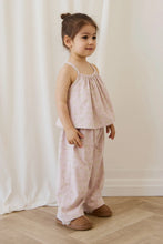 Load image into Gallery viewer, Organic Cotton Viola Pyjama Set – Moon Floral Mauve