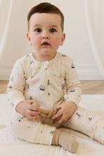 Load image into Gallery viewer, Organic Cotton Reese Zip Onepiece-Sailing Day