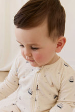 Load image into Gallery viewer, Organic Cotton Reese Zip Onepiece-Sailing Day