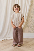 Load image into Gallery viewer, Organic Cotton Kenji Pant-Cinnamon Gingham