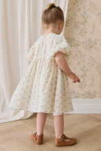 Load image into Gallery viewer, Organic Cotton Muslin Frannie Dress-Molly Blue
