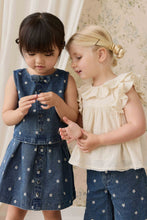 Load image into Gallery viewer, Etta Top-Josie Floral Denim