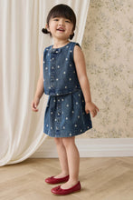 Load image into Gallery viewer, Etta Skirt-Josie Floral Denim