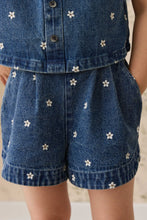 Load image into Gallery viewer, Jardine Short-Josie Floral Denim