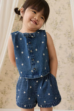 Load image into Gallery viewer, Jardine Short-Josie Floral Denim