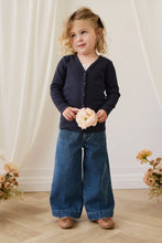 Load image into Gallery viewer, Organic Cotton Modal Cardigan - Eclipse