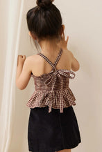 Load image into Gallery viewer, Organic Cotton Auden Top – Cinnamon Gingham