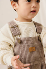 Load image into Gallery viewer, Blair Overall - Mini Pinstripe Cassava/Iroko