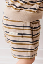 Load image into Gallery viewer, Organic Cotton Jalen Short | Raynor Stripe Pale Khaki