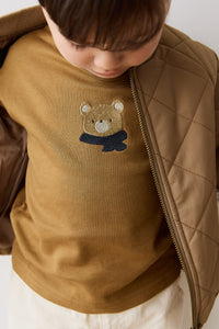 Pima Cotton Hunter Tee - Autumn Bronze Cosy Bobbie