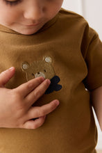 Load image into Gallery viewer, Pima Cotton Hunter Tee - Autumn Bronze Cosy Bobbie SIZE 4YR and 5YR