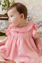 Load image into Gallery viewer, Organic Cotton Frannie Playsuit - Swiss Pink