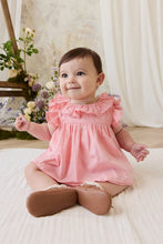Load image into Gallery viewer, Organic Cotton Frannie Playsuit - Swiss Pink