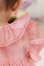 Load image into Gallery viewer, Organic Cotton Frannie Playsuit - Swiss Pink