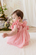 Load image into Gallery viewer, Organic Cotton Frannie Playsuit - Swiss Pink