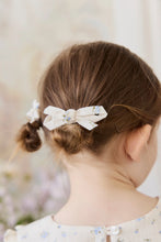 Load image into Gallery viewer, Organic Cotton Nathalie Bow - Juniper Fields Blue