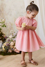 Load image into Gallery viewer, Organic Cotton Frannie Dress - Swiss Pink