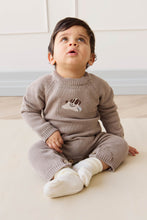 Load image into Gallery viewer, Theo Knit Onepiece - Tweed Sasha Puppy