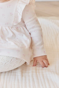 Organic Cotton Vivienne Playsuit - Pauline Pink