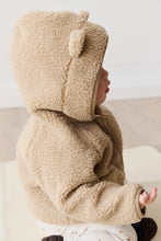 Load image into Gallery viewer, Tatum Sherpa Jacket - Cashew SIZE 6-12M, 2YR, 3YR and 4YR